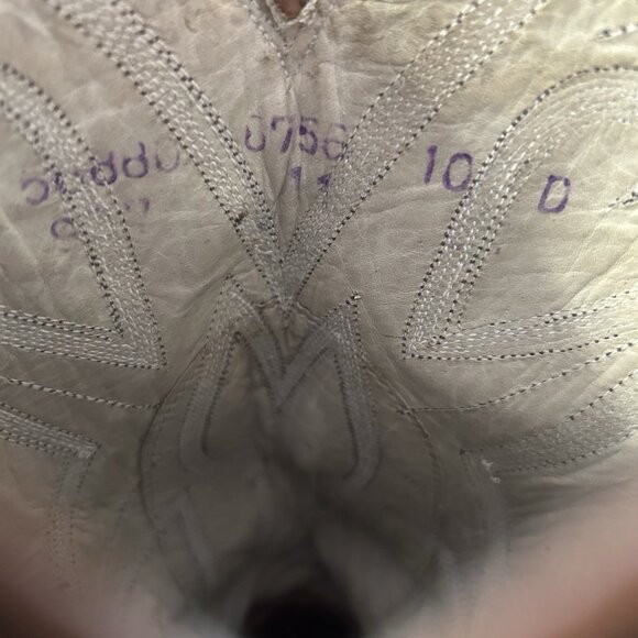 Dan Post Vintage Snakeskin Western Cowboy Boots Mens 10 D - Picture 5 of 12